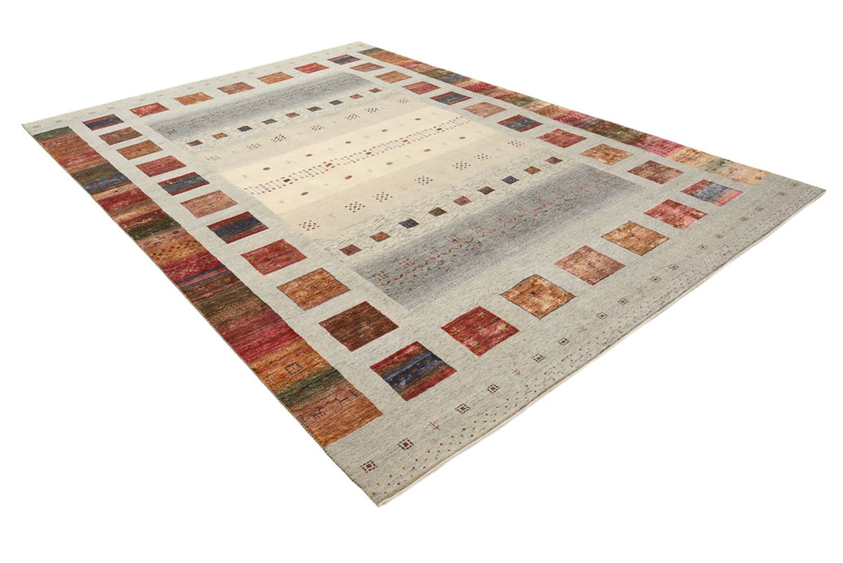 Gabbeh Rug - Loribaft Indus - 351 x 251 cm - dark beige