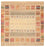 Gabbeh Rug - Loribaft Indus square  - 204 x 202 cm - light beige