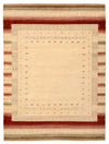 Indo Loribaft Rug 156x206cm - Wool Rug - Rectangle / Light Beige / 156 x 206 cm Rectangle