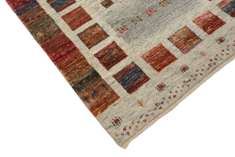 Gabbeh Rug - Loribaft Indus - 139 x 74 cm - multicolored
