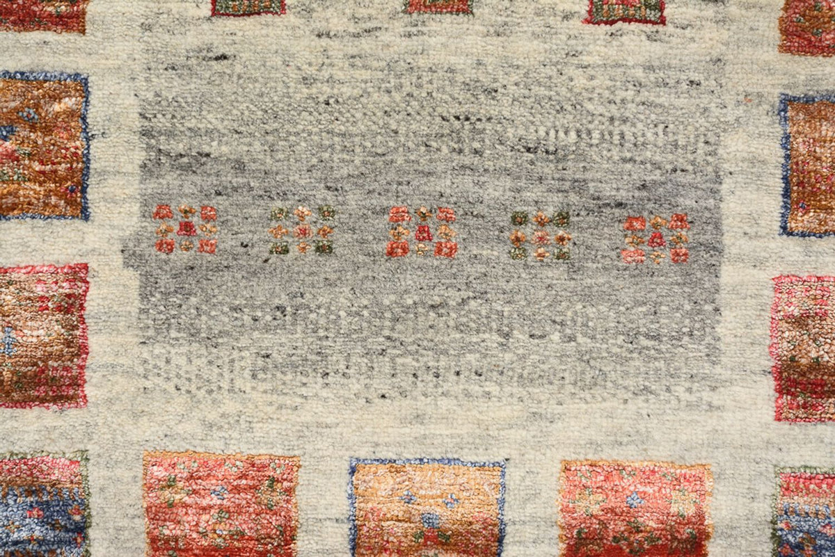 Gabbeh Rug - Loribaft Indus - 139 x 74 cm - multicolored