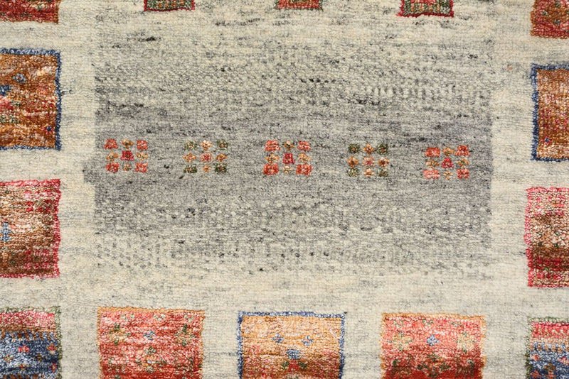 Gabbeh Rug - Loribaft Indus - 139 x 74 cm - multicolored