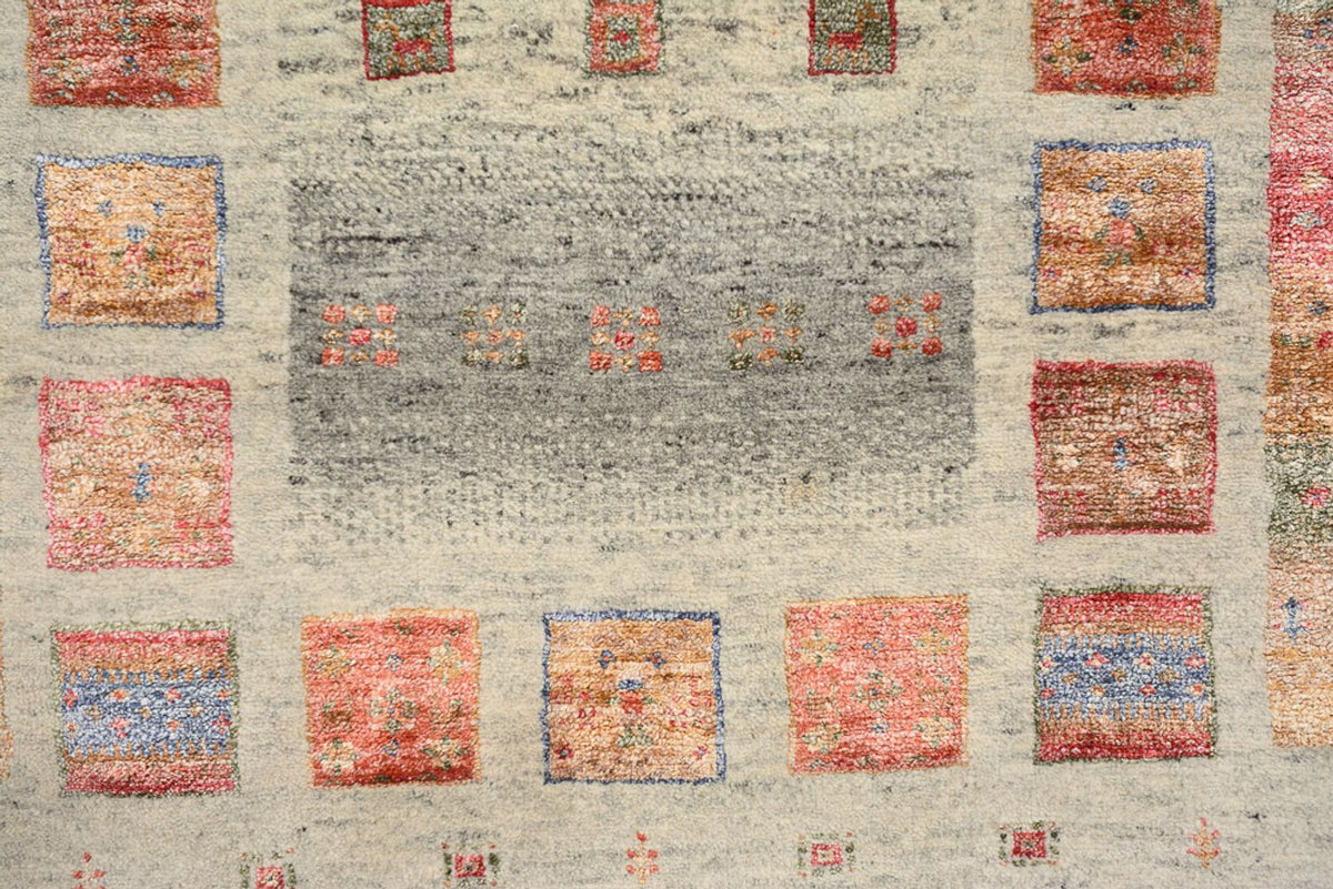 Gabbeh Rug - Loribaft Indus - 140 x 75 cm - multicolored