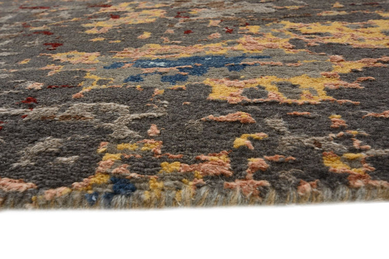 Designer Rug round  - 182 x 180 cm - multicolored