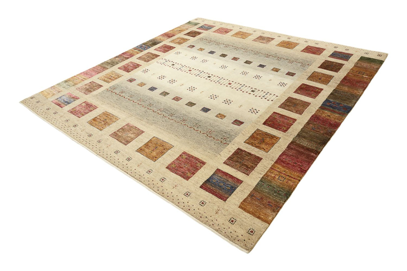 Indo Loribaft Rug 253x249cm - Wool Rug