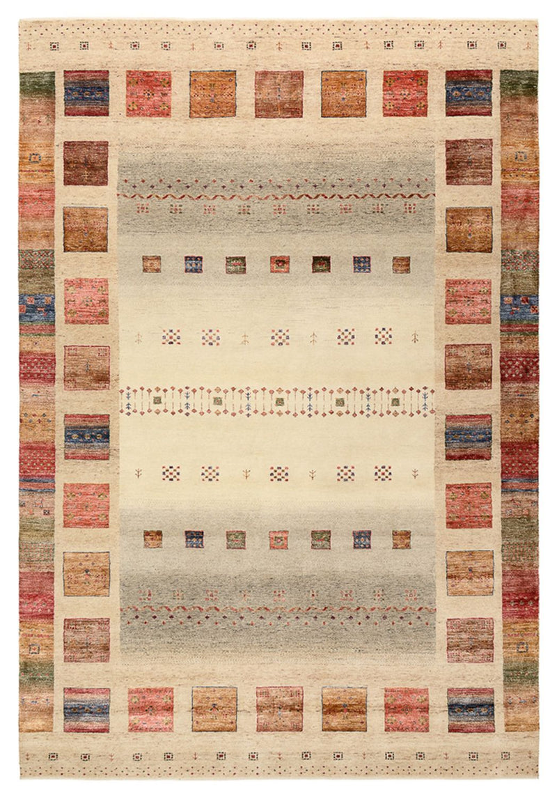 Gabbeh Rug - Loribaft Indus - 302 x 206 cm - multicolored
