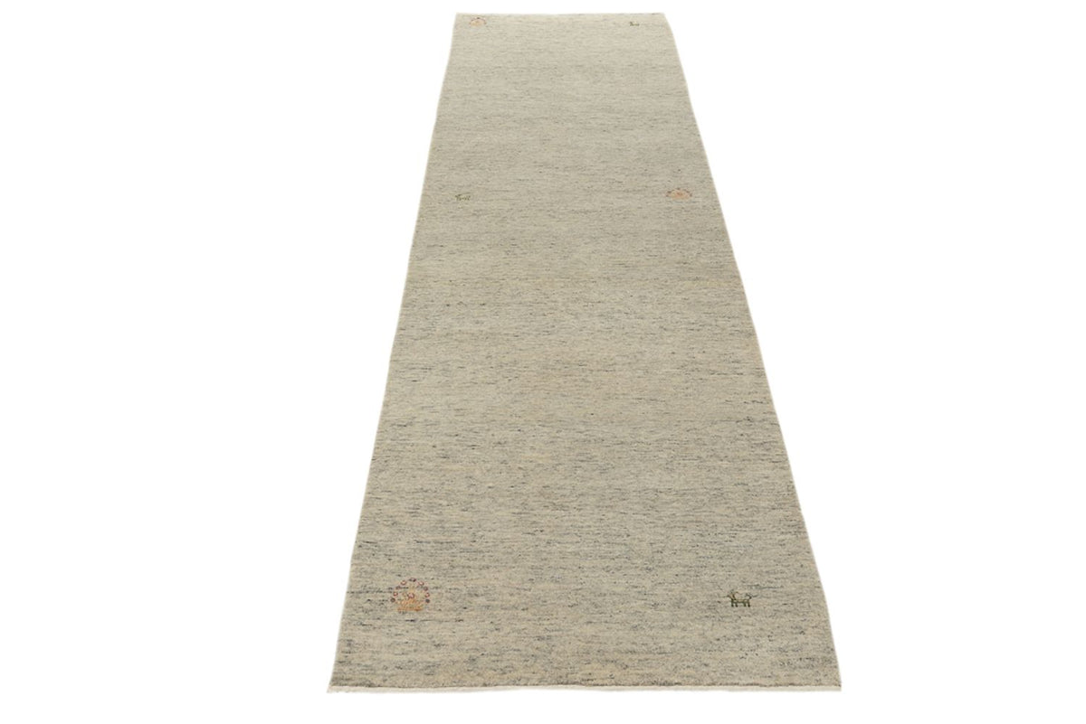 Runner Gabbeh Rug - Loribaft Indus - 296 x 84 cm - camel