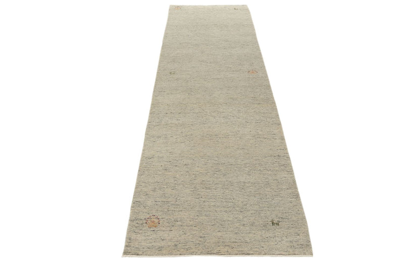 Runner Gabbeh Rug - Loribaft Indus - 296 x 84 cm - camel