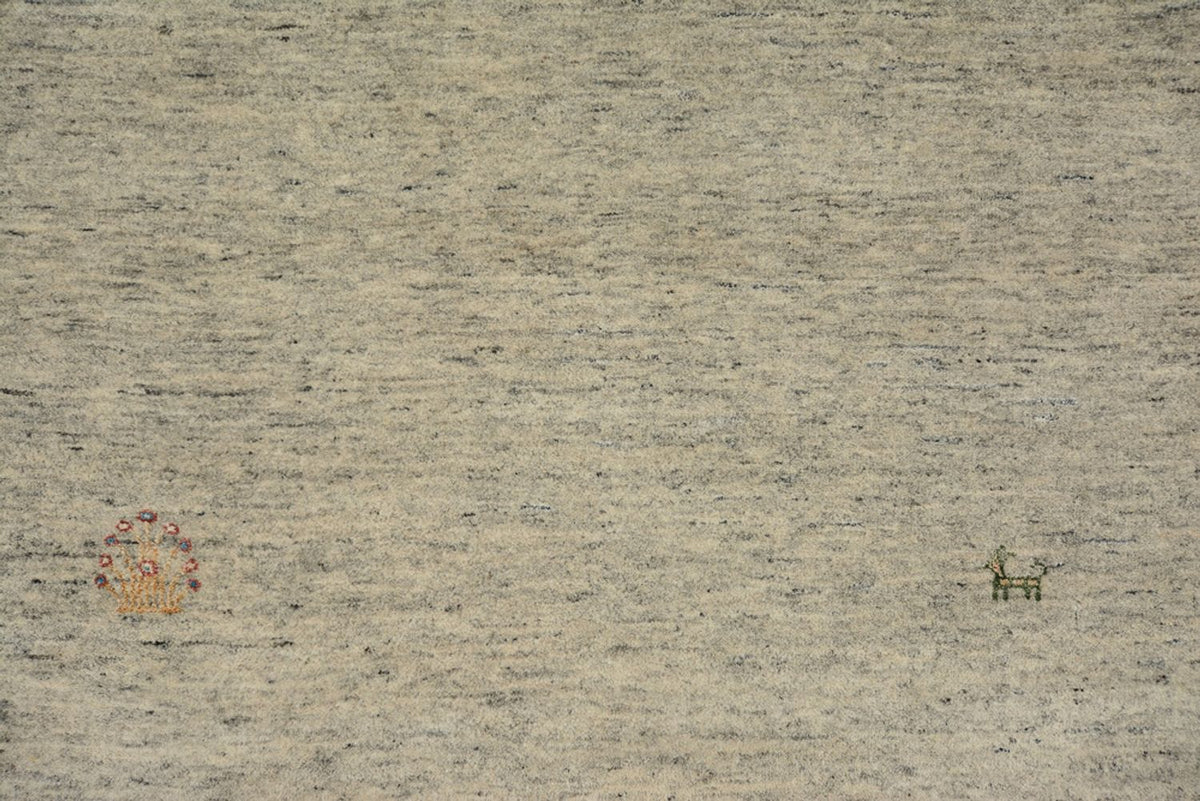 Runner Gabbeh Rug - Loribaft Indus - 296 x 84 cm - camel