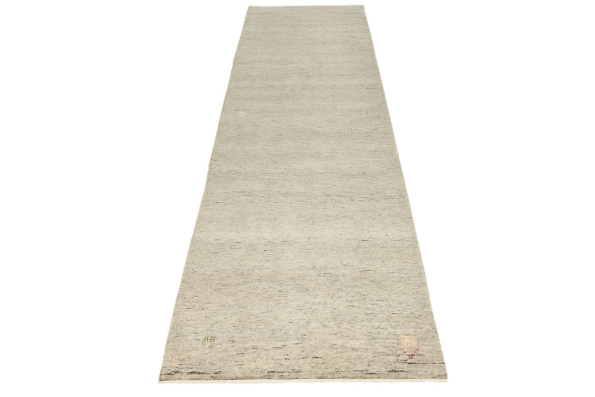 Runner Gabbeh Rug - Loribaft Indus - 296 x 84 cm - camel