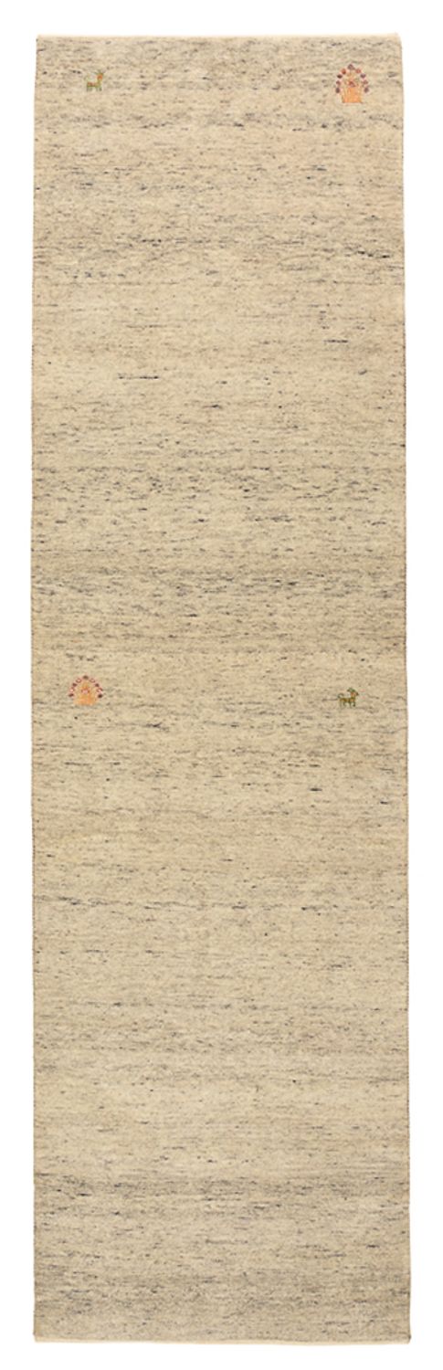 Runner Gabbeh Rug - Loribaft Indus - 292 x 83 cm - camel