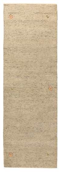 Runner Gabbeh Rug - Loribaft Indus - 241 x 74 cm - camel