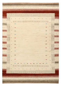 Gabbeh Rug - Loribaft Indus - 243 x 171 cm - light beige