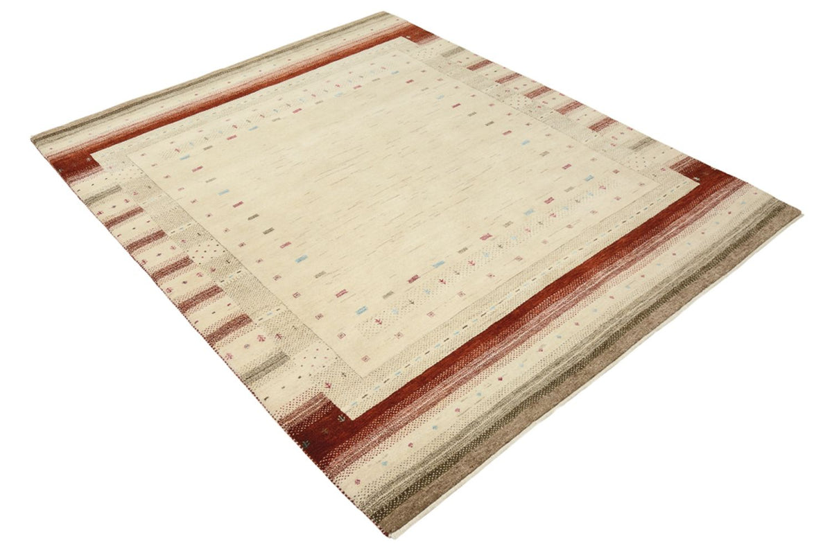 Gabbeh Rug - Loribaft Indus - 199 x 158 cm - light beige