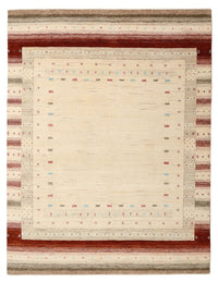 Gabbeh Rug - Loribaft Indus - 199 x 155 cm - light beige