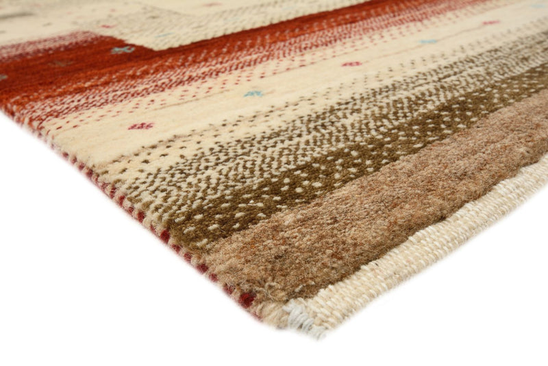 Gabbeh Rug - Loribaft Indus - 199 x 155 cm - light beige