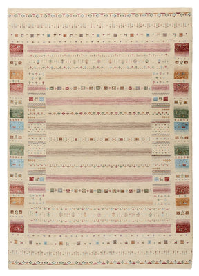 Gabbeh Rug - Loribaft Indus - 246 x 174 cm - light beige