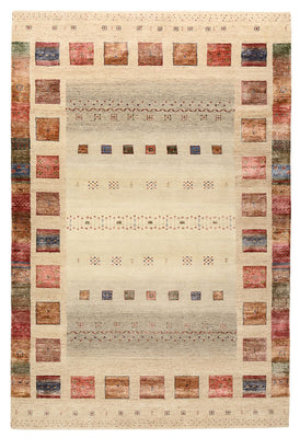Gabbeh Rug - Loribaft Indus - 306 x 205 cm - light beige
