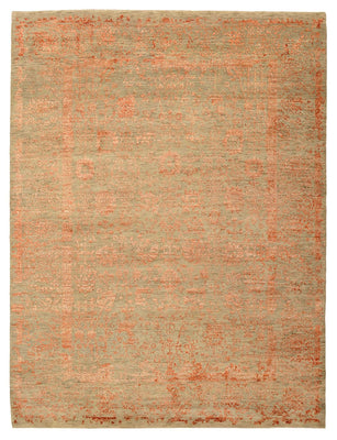 Designer Rug - 231 x 175 cm - rust