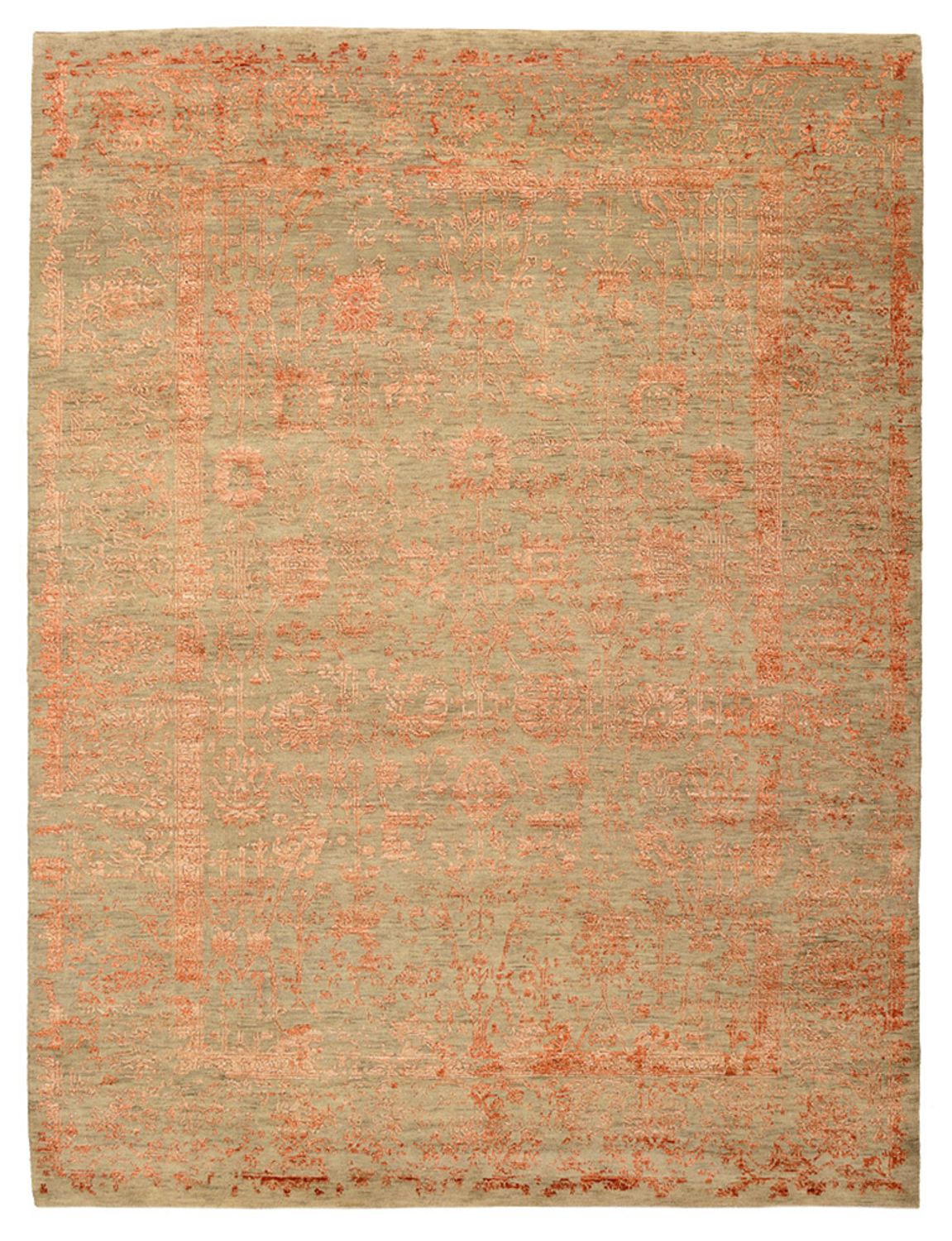 Designer Rug - 231 x 175 cm - rust