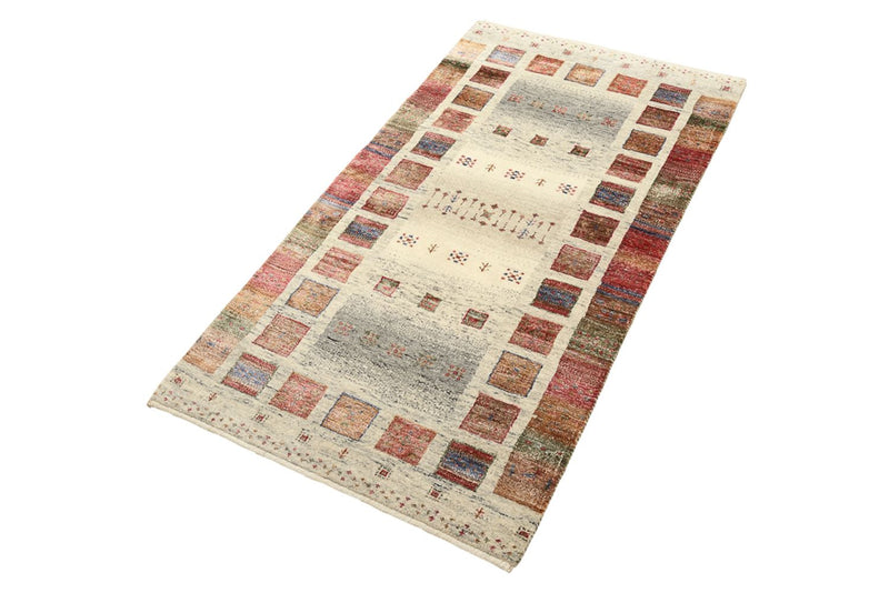 Gabbeh Rug - Loribaft Indus - 142 x 76 cm - multicolored