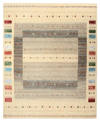 Gabbeh Rug - Loribaft Indus - 304 x 251 cm - light beige