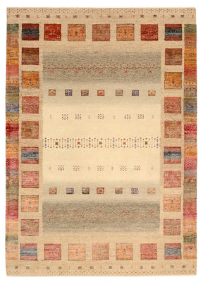 Gabbeh Rug - Loribaft Indus - 244 x 175 cm - multicolored