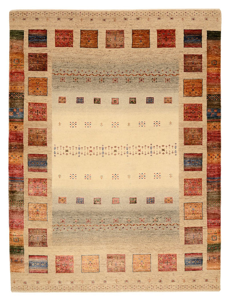 Gabbeh Rug - Loribaft Indus - 204 x 156 cm - multicolored