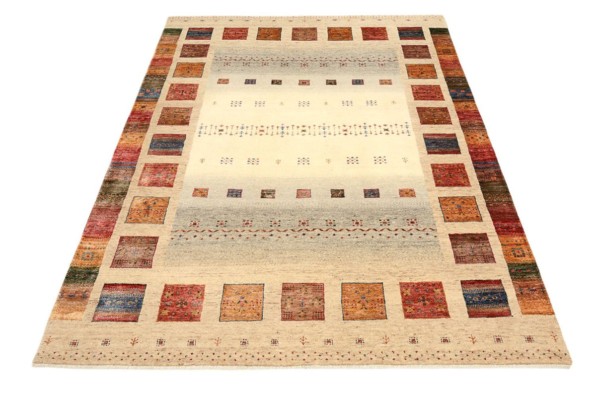 Gabbeh Rug - Loribaft Indus - 204 x 156 cm - multicolored