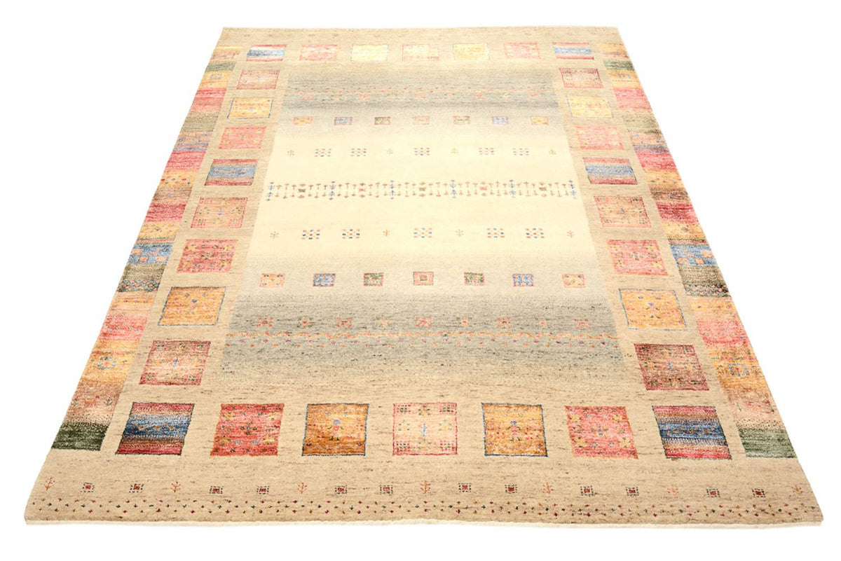 Gabbeh Rug - Loribaft Indus - 204 x 156 cm - multicolored
