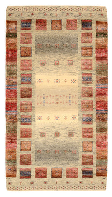 Gabbeh Rug - Loribaft Indus - 139 x 76 cm - multicolored