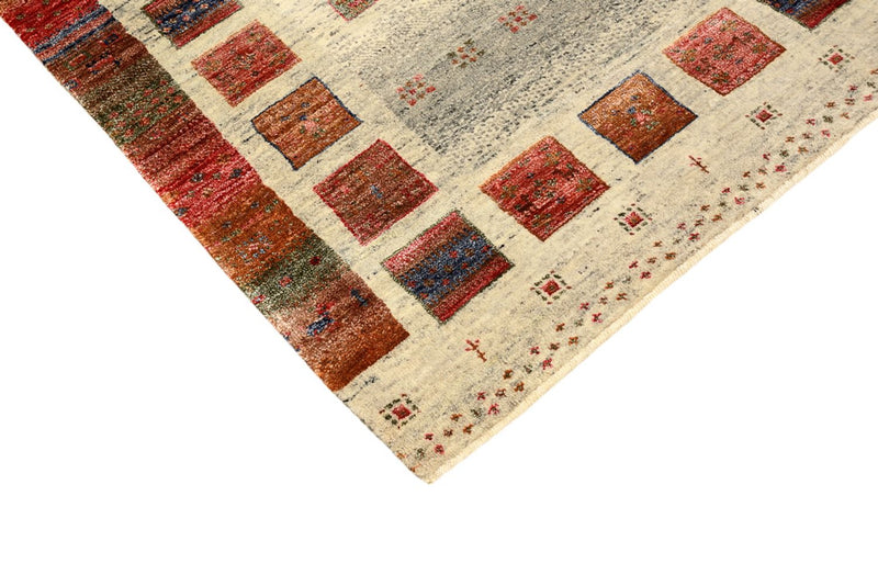 Gabbeh Rug - Loribaft Indus - 139 x 76 cm - multicolored
