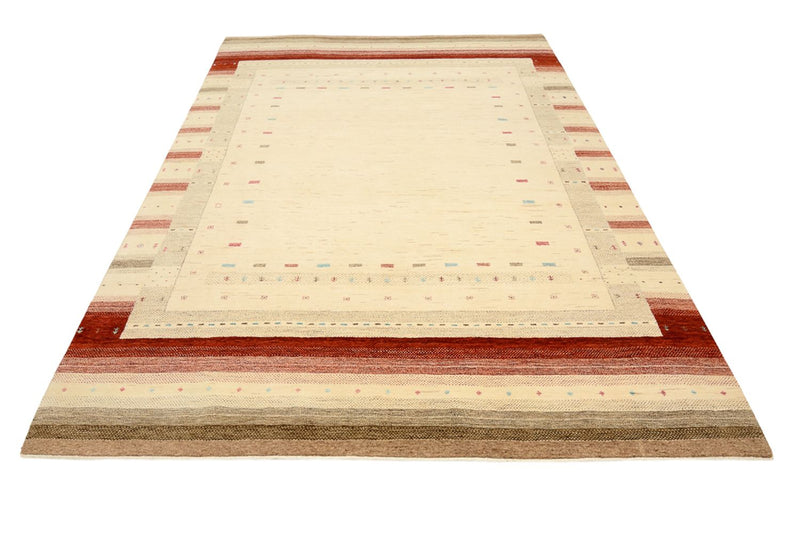 Gabbeh Rug - Loribaft Indus - 299 x 210 cm - light beige