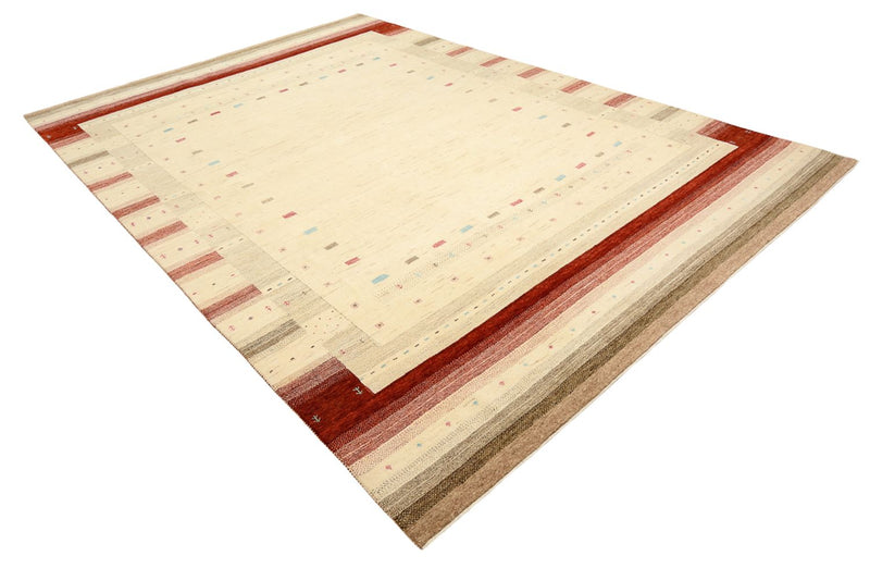 Gabbeh Rug - Loribaft Indus - 349 x 251 cm - light beige