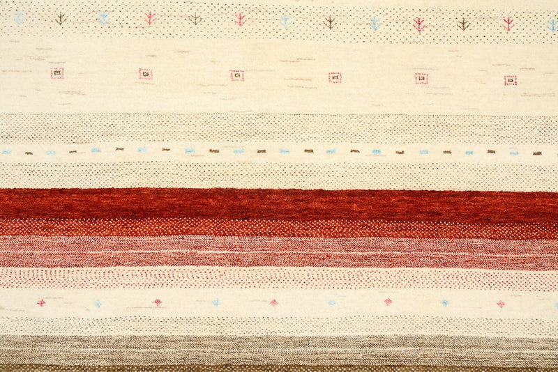 Gabbeh Rug - Loribaft Indus - 349 x 251 cm - light beige