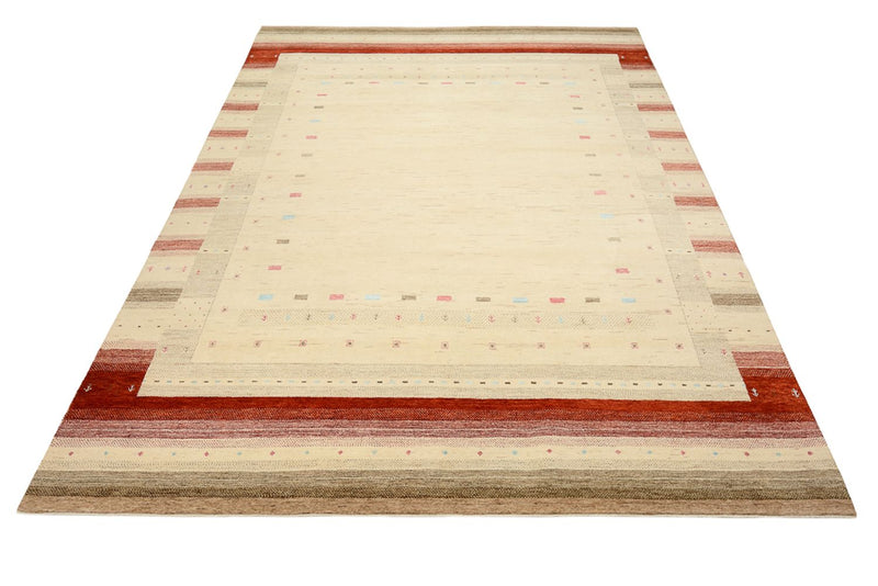 Gabbeh Rug - Loribaft Indus - 349 x 251 cm - light beige