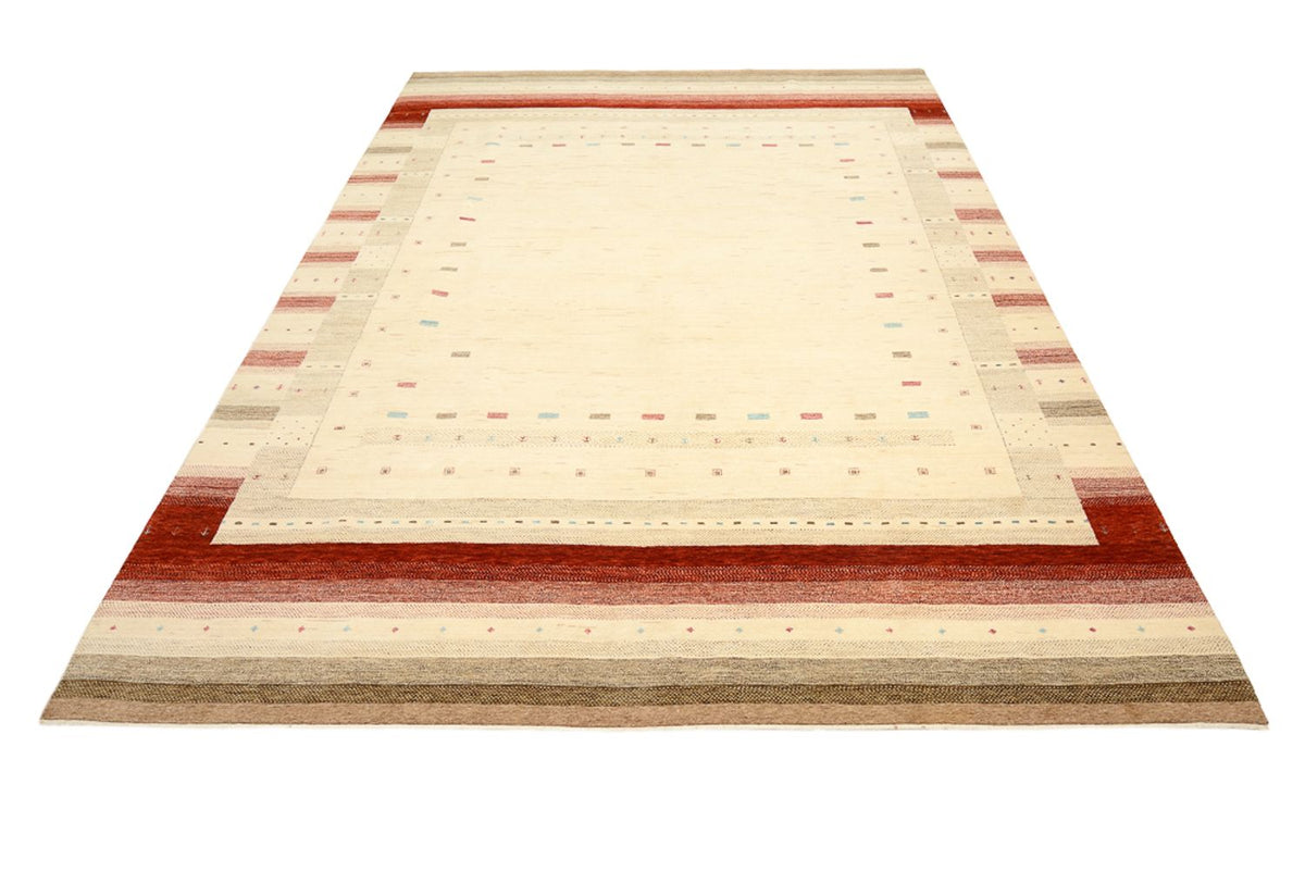 Gabbeh Rug - Loribaft Indus - 342 x 254 cm - light beige