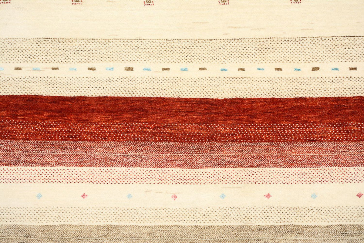 Gabbeh Rug - Loribaft Indus - 342 x 254 cm - light beige