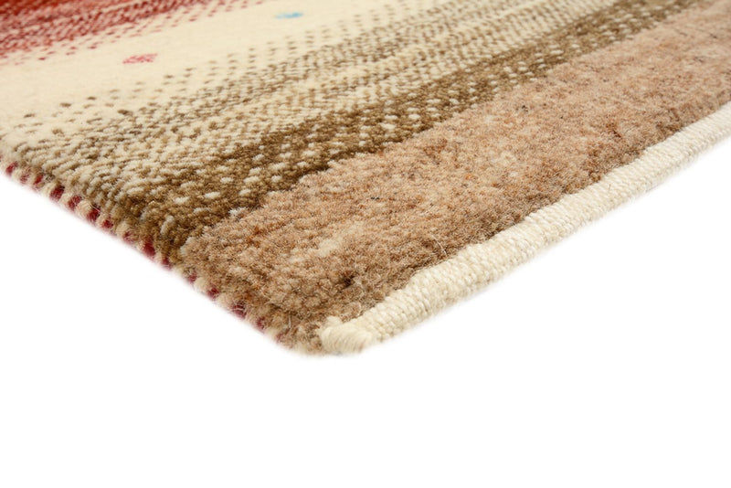 Gabbeh Rug - Loribaft Indus - 240 x 175 cm - light beige