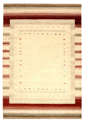 Gabbeh Rug - Loribaft Indus - 304 x 205 cm - light beige