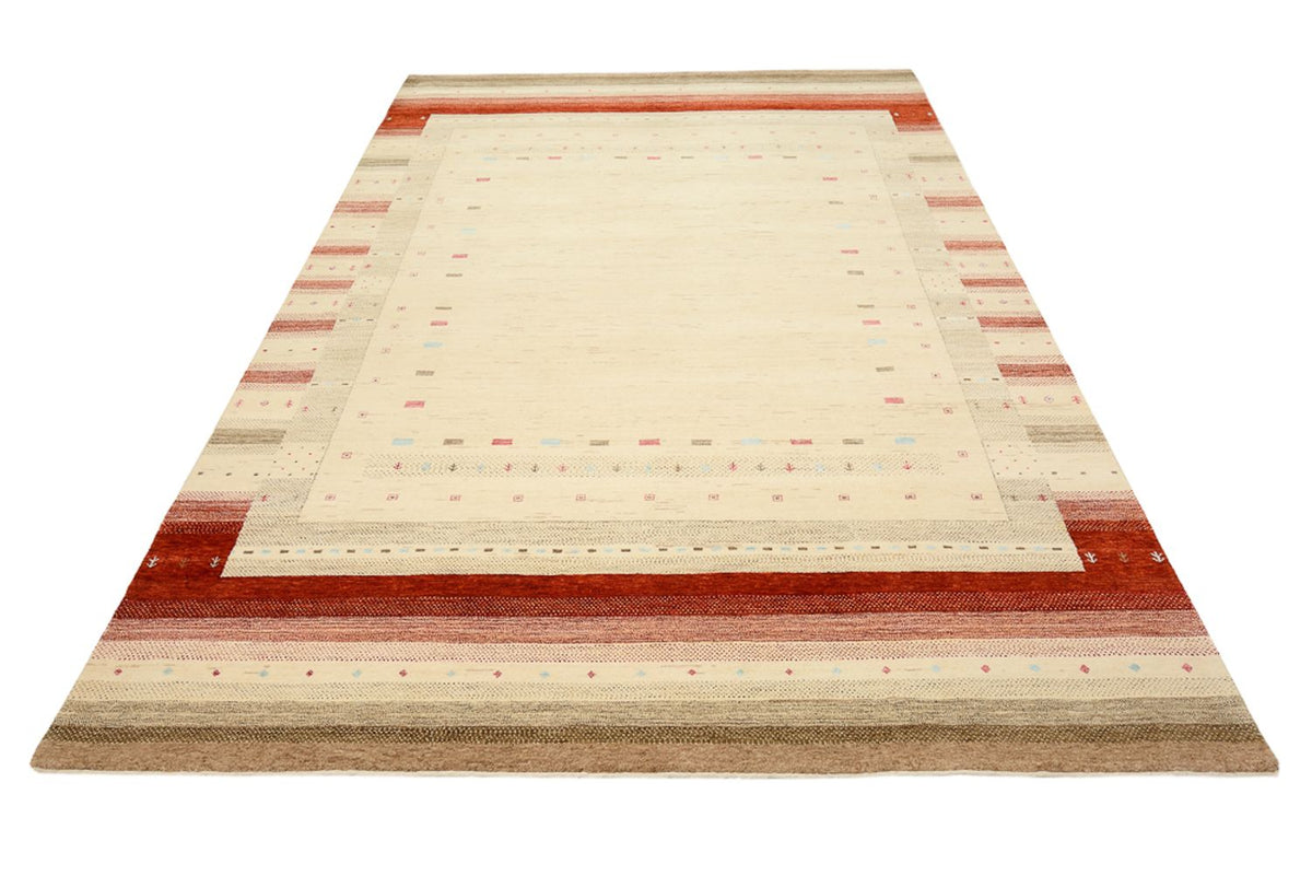 Gabbeh Rug - Loribaft Indus - 304 x 205 cm - light beige
