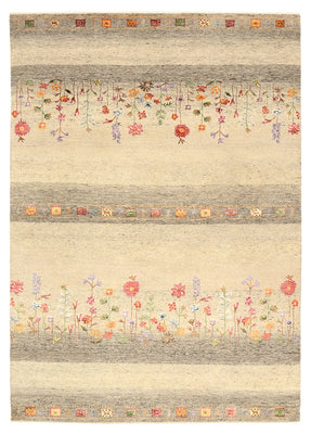 Gabbeh Rug - Loribaft Indus - 244 x 173 cm - light beige