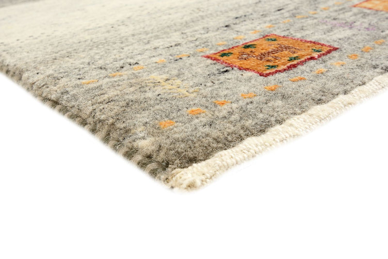 Gabbeh Rug - Loribaft Indus - 244 x 173 cm - light beige