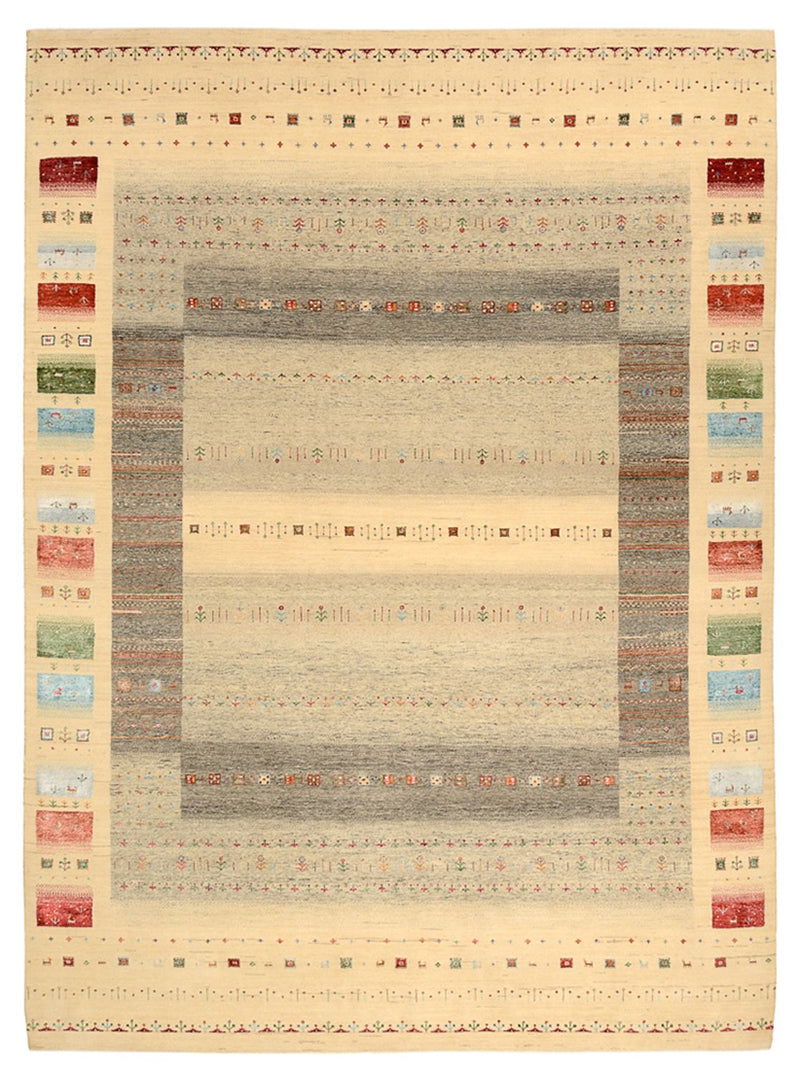 Gabbeh Rug - Loribaft Indus - 339 x 248 cm - multicolored