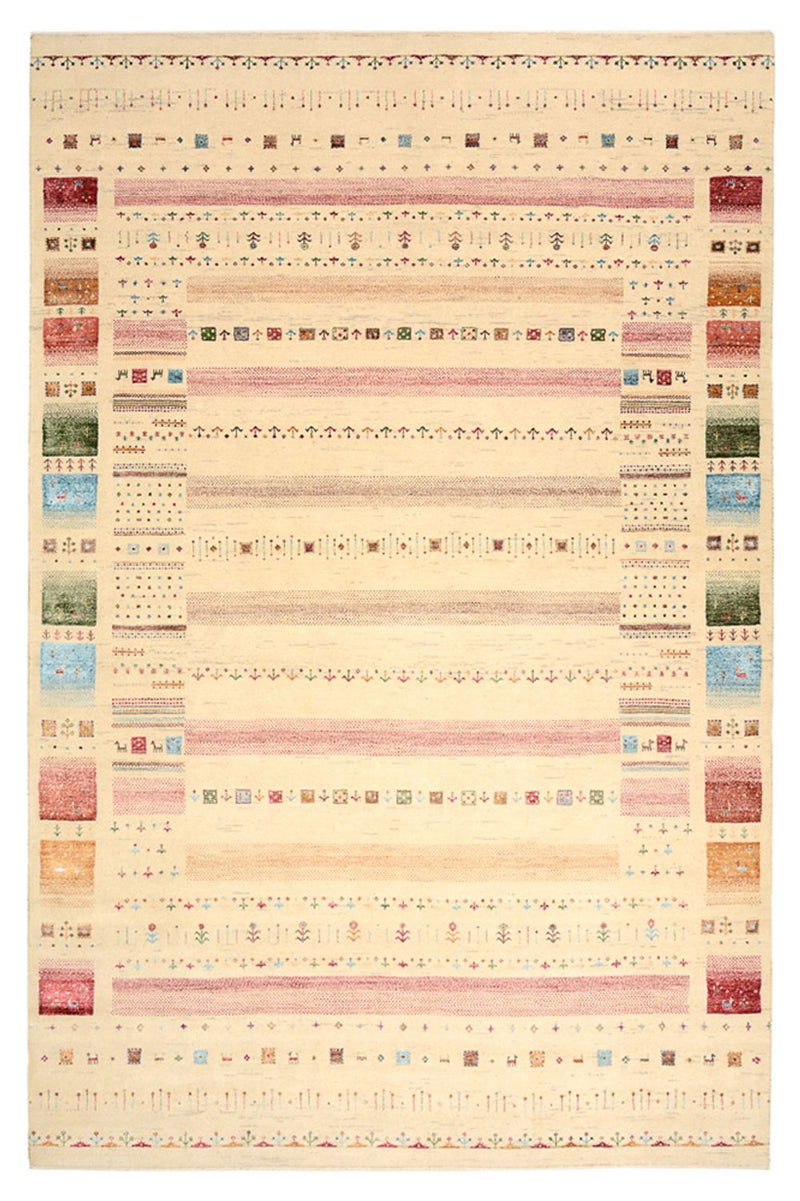 Gabbeh Rug - Loribaft Indus - 304 x 200 cm - multicolored
