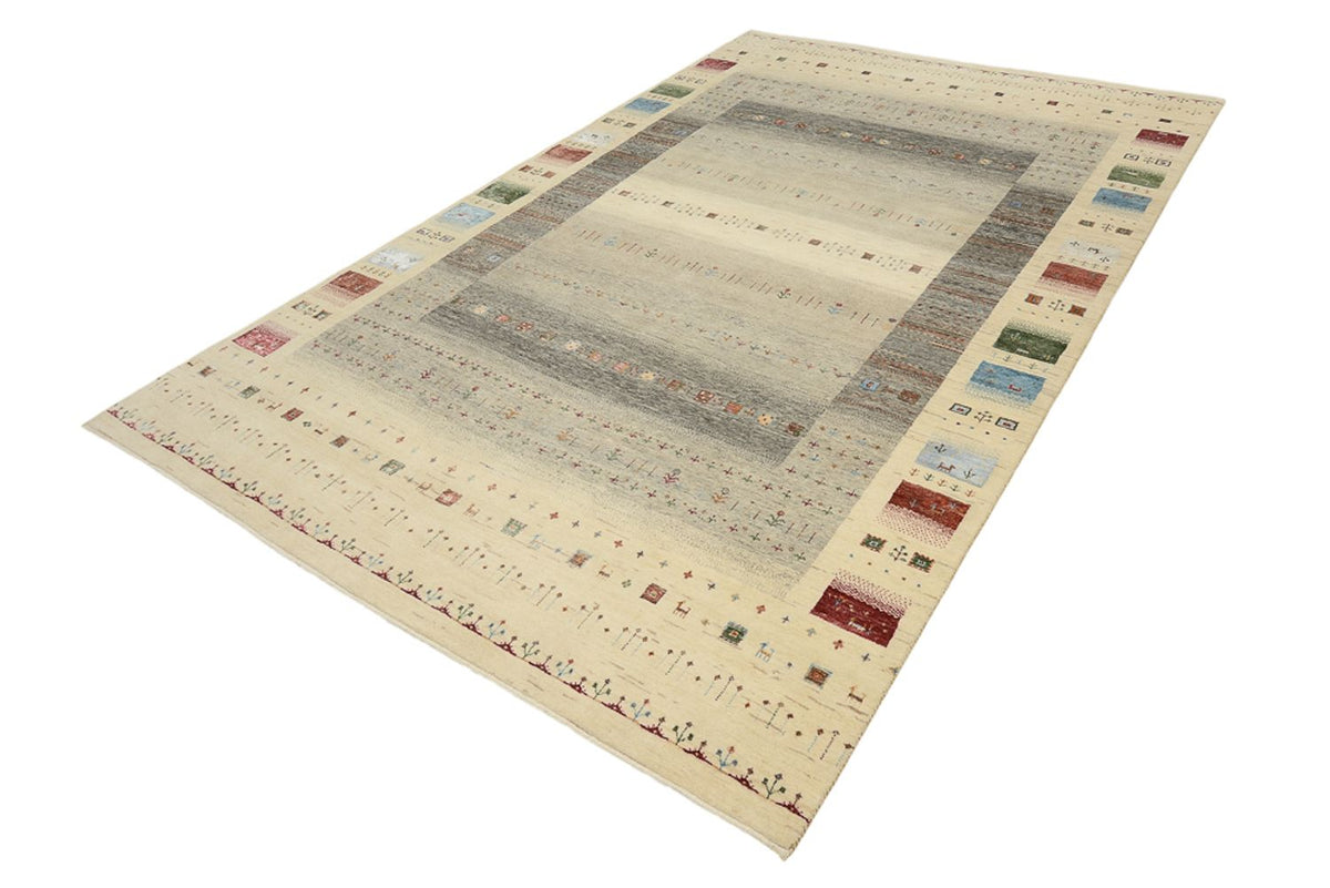 Gabbeh Rug - Loribaft Indus - 304 x 201 cm - multicolored
