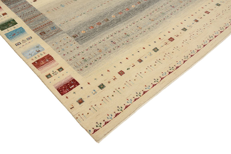 Gabbeh Rug - Loribaft Indus - 304 x 201 cm - multicolored