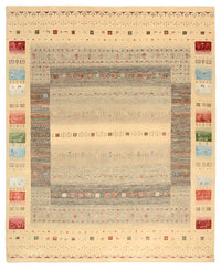 Gabbeh Rug - Loribaft Indus - 252 x 203 cm - multicolored
