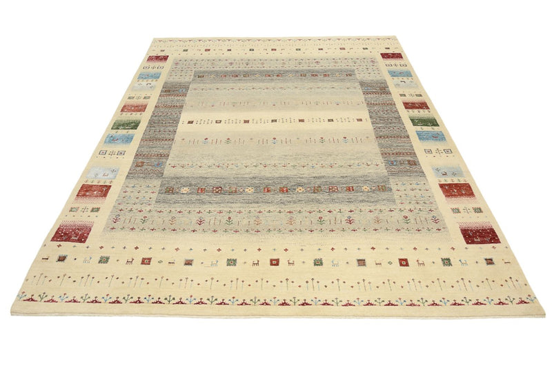 Gabbeh Rug - Loribaft Indus - 252 x 203 cm - multicolored