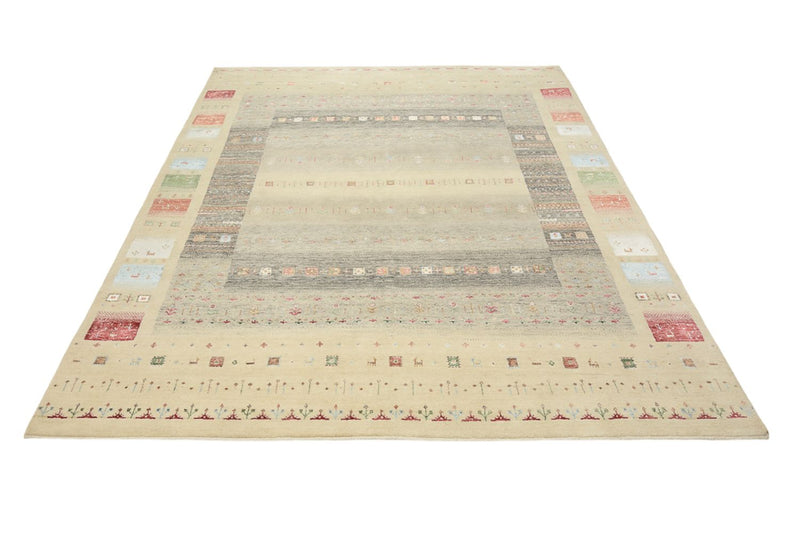 Gabbeh Rug - Loribaft Indus - 252 x 203 cm - multicolored